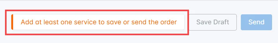 Add at least one service