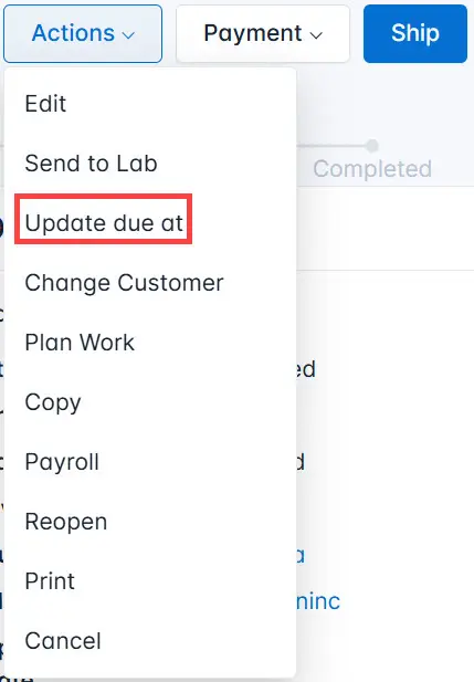 Select Update Due At