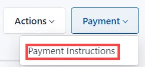 Select Payment Instructions