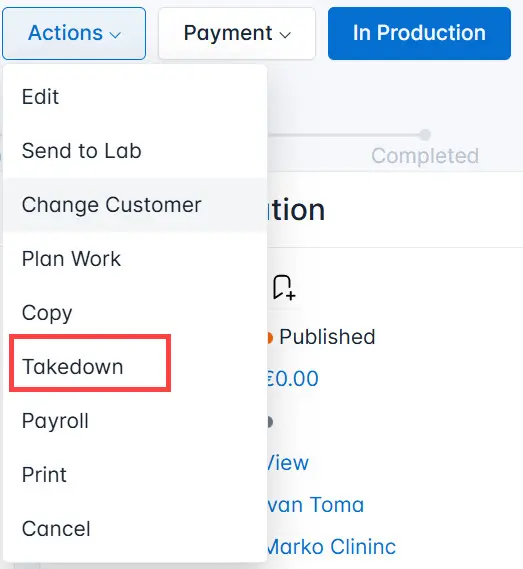 Select Takedown